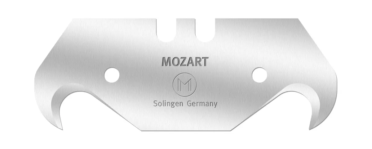 Hakenklingen 51 mm aus hochlegiertem Kohlenstoffstahl Hakenklingen 51 mm aus hochlegiertem Kohlenstoffstahl
