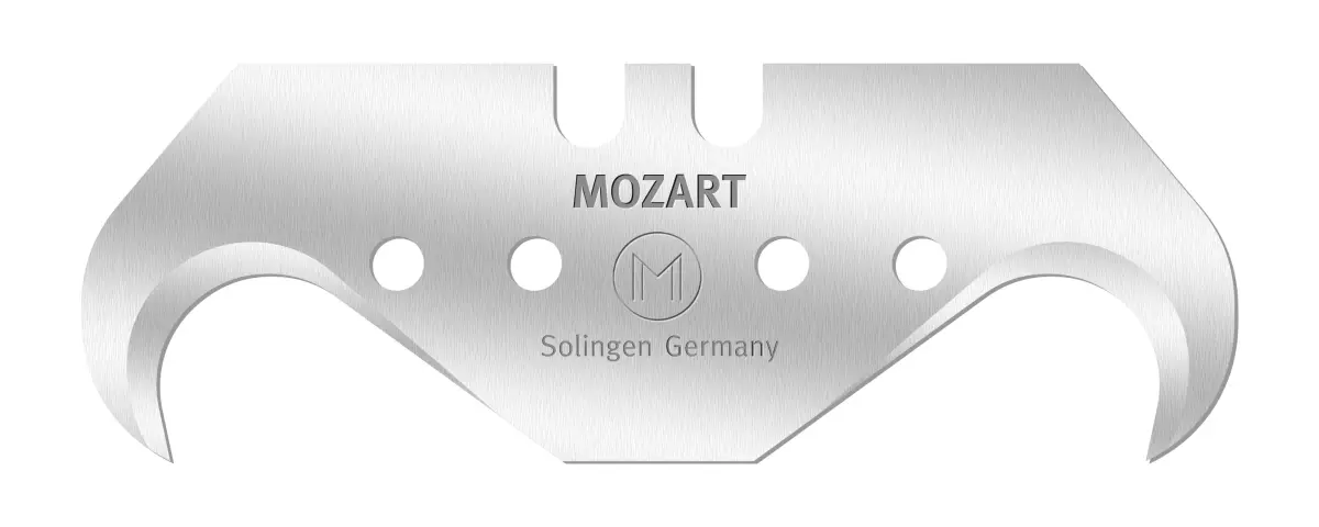 Hakenklingen 54,8 mm aus hochlegiertem Kohlenstoffstahl Hakenklingen 54,8 mm aus hochlegiertem Kohlenstoffstahl