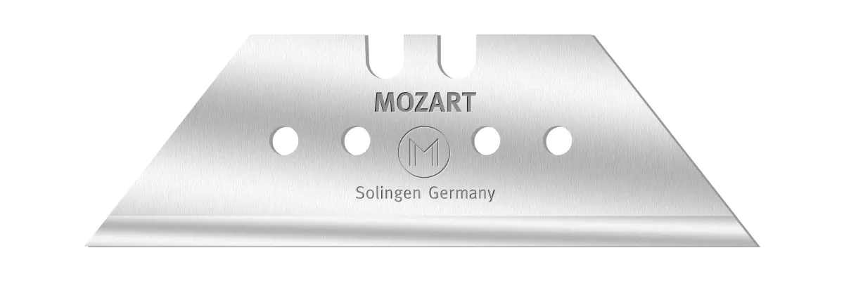Trapezklingen 60 mm aus hochlegiertem Kohlenstoffstahl Trapezklingen 60 mm aus hochlegiertem Kohlenstoffstahl